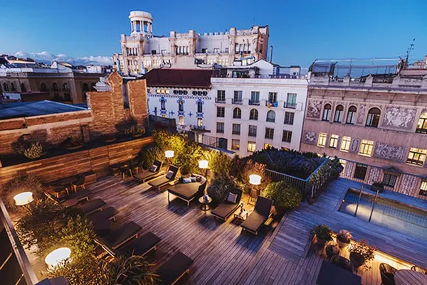 Luxury hotel interior