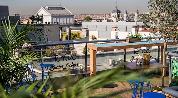 Sustainable garden terrace