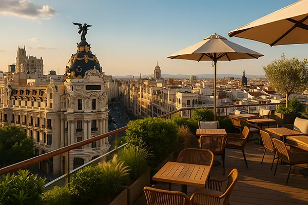 City terrace panorama