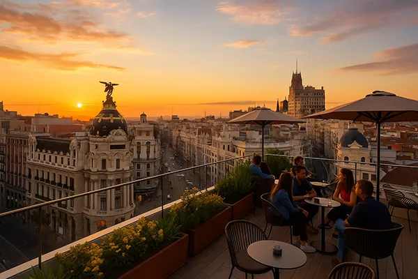 City terrace panorama