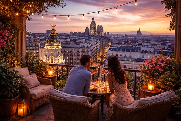 Salamanca night avenue